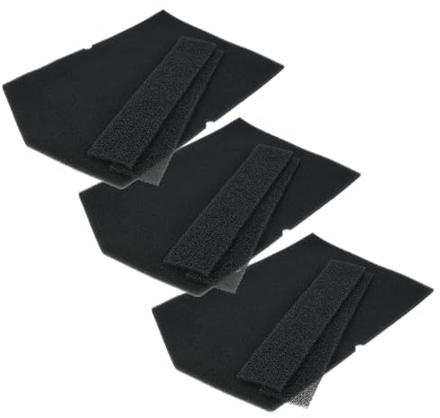 vhbw 9X Foam Filter Compatible with Miele T 8967 WP EcoComfort, T 8966 WP EcoComfort, T 8957 WP EcoComfort, T 8947 WP EcoComfort Tumble Dryer
