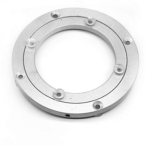 Besimple Robuster Drehteller aus Aluminiumlegierung, drehbares Kugellager, runder Esstisch, Glatte Drehplatte für Tischplatte, zum Servieren von Messen