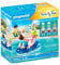 PLAYMOBIL Family Fun 70112 Badegast mit Schwimmreifen, Schwimmfähig, Ab 4 Jahren