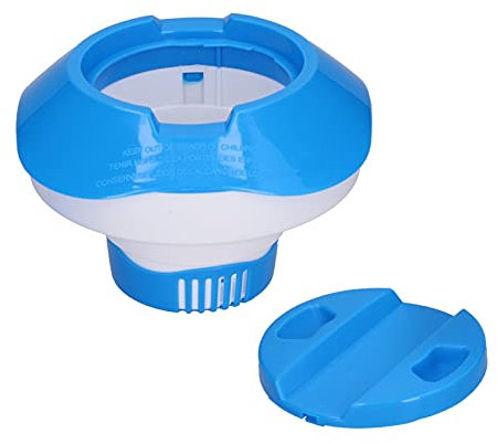 Pilipane Schwimmender Chlor-Spender, Teleskop-Schwimmer, 8 Zoll (8 Zoll) für Chlor-Tabletten, mit Brom und Chlor, für Schwimmbad, SPA, Whirlpool und Brunnen