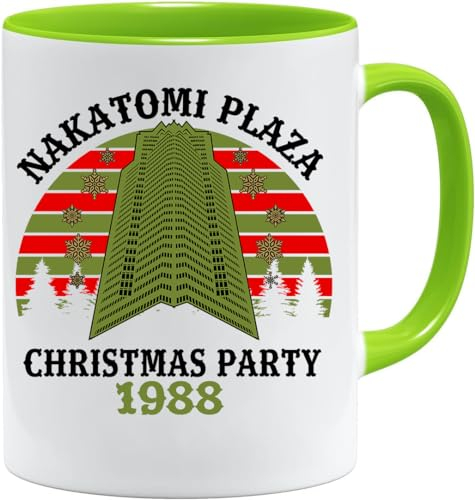 Tasse mit spruch | Nakatomi Christmas Party 1988 |Weihnachtstasse mit Spruch lustig | Weihnachten lustig Kaffeebecher mit Spruch | weihnachtstassen
