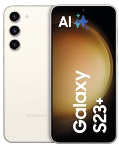 Samsung Galaxy S23+ AI-Android-Smartphone, 512GB, 4.700mAh Akku, Smartphone ohne Vertrag Cream inkl. 36 Monate Herstellergarantie [Exklusiv bei Amazon]