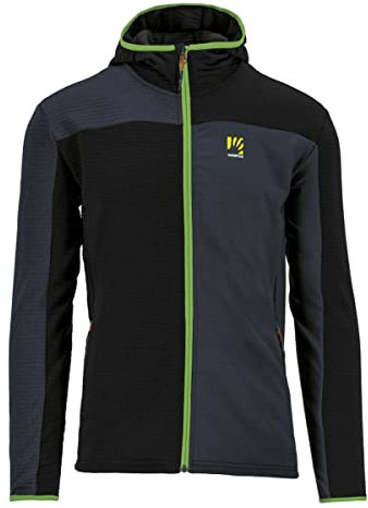 Karpos Giacca in pile Nuvolau, black-ombre blue-jasmine green, XXL