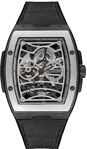 Ingersoll Herren Analog Automatik Uhr mit Kunststoff Armband I12306