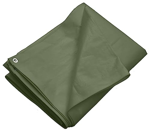 vidaXL Abdeckplane Schutzplane Gewebeplane Bootsplane Bodenplane Gartenplane Holzplane Schutzfolie Industrieplane Plane 260g/m² 4x6m Grün HDPE