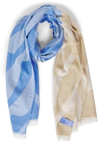 STREET ONE Damen Jacquard Schal, Lucid White, A