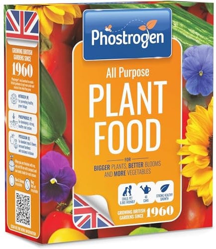AMK® Phostrogen 40 Can All Purpose Plant Food 400g Soluble Feed Growth Fertiliser Lawn Flower Fruit Vegetables Crops