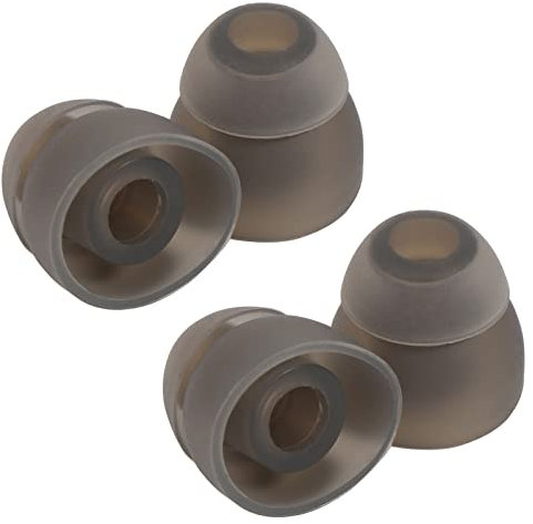 Ear Tips Replacement Silicone Ear Tips Ear Bud Cover Double Flange Eartips Bud Pads for Double Flange Earbud Headphones