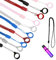 Comioke Schlüsselband Lanyard, 10 Halsketten Lanyard mit 10 Stück Band Ring Anti Lost Ringhalter aus Silikon, für RBA RDA Tank Vapor, Anti Rutsch