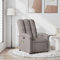 Willood Wilood Massagesessel Fernsehsessel Relaxsessel mit Liegefunktion Taupe Stoff