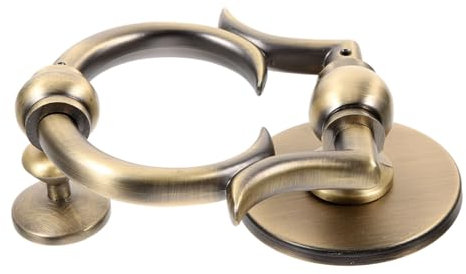 OSALADI Maniglia Batacchio per Porta Frontale di Design Elegante e Facile Installazione Accessorio per Esterni Resistente e Classico Perfetta per Ingressi Domestici