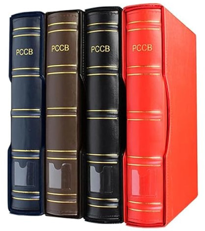 Luminexia Briefmarkenalbum briefmarkenalbum Kinder 20 Seiten Einsteckbuch Briefmarken für Sammler Einsteckbuch Blauer Einband Einsteckbuch Einsteckalbum wattierter Einband