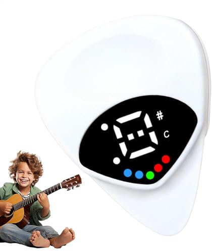 Accordatore per chitarra elettrica - Accordatore acustico con batteria, strumento di sintonizzazione per chitarra | Strumento portatile di apprendimento della chitarra per principianti, per