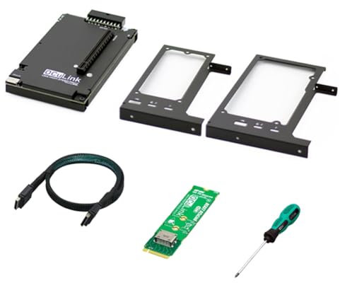 Reinscer OCuP4V2 OCuLink Station d'accueil GPU NVME M.2 vers OCulink pour ordinateur portable Mini PC vers carte graphique externe avec