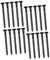 DIYEAH 20Pcs Head Lag Screws Heavy Duty Black Carbon Steel Bolts for Wood Precision Engineered Fasteners for Pergola Hardware Reliable Installation Long Term Use