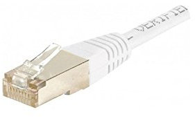DEXLAN Cordon Patch RJ45 F/UTP CAT6 Blanc 7m