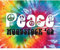 Buyartforless Colorful 1960'S NESTALIA Image of Woodstock - Peace 16x20 Art Print Poster