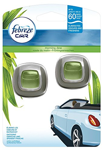 Febreze Auto-Lufterfrischerclip Frühlingserwachen 2 Einheiten, 2er Pack (2 x 2 Stück)