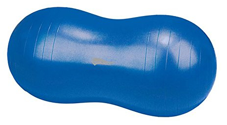 CrivitSports Soft Gymnastikball Doppelball Noppenball Fitnessball Blau