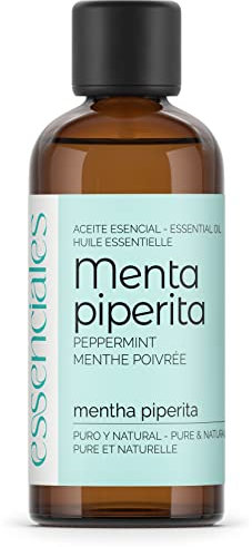 Essenciales - Huile essentielle de Menthe poivrée (Mentha piperita), 100 ml | 100% Pure et Naturel