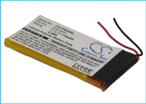 CS-IPNA6SL Batería 110mAh Compatible con iPod Nano 6th, iPod Nano 6th Generation sustituye 616-0531