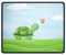 Mouse Pad Turtle And Butterfly Customized Rectangle Non-Slip Rubber Keyboard Mousemat Gaming Mouse Pad
