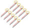 sourcing map 10 Pcs Piezo Discs 15mm Acoustic Pickup Transducer Microphone Trigger Element Drum Guitar
