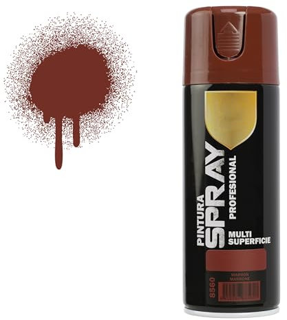 H HANSEL HOME Pintura Spray Marrón 400 Ml