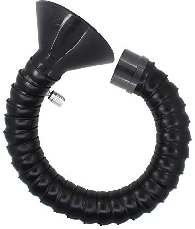 Verstellbar Absaugarm für Lötrauchabsaugung - für Staub Rauch und Schweißrauch - Außendurchmesser 50 75 mm - Länge 0,8~2,5 mm (Außendurchmesser 75 mm, Länge 1.4m)