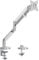 LogiLink BP0086 Aluminium Monitor Desk Mount for 17-32 Inch (LCD, LED, OLED, etc.) with Gas Lift, Flat & Curved TVs, Arm Length = 506 mm