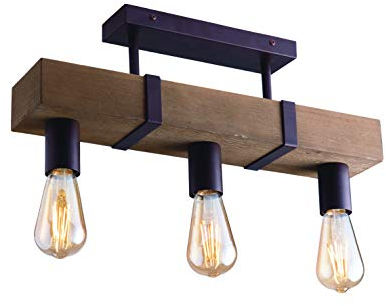 ECO-LIGHT LuceDesign Deckenleuchte TEXAS 3xE27 max. 40W