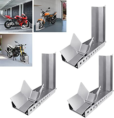 Froadp Einstellbar Montageständer Mobile Motorrad Ständer aus Stahl Transportständer mit Ankerbolzenlöchern Verstellbarer Verladehilfe Motorradwippe für Wartung Reparatur und Montage (3 Stück)