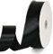 TONIFUL 1-1/2 Inch (40mm) x 100 Yards Black Wide Satin Ribbon Solid Fabric Ribbon for Gift Wrapping Chair Sash Valentine's Day Wedding Birthday Party Decoration Hair Floral Craft Sewing
