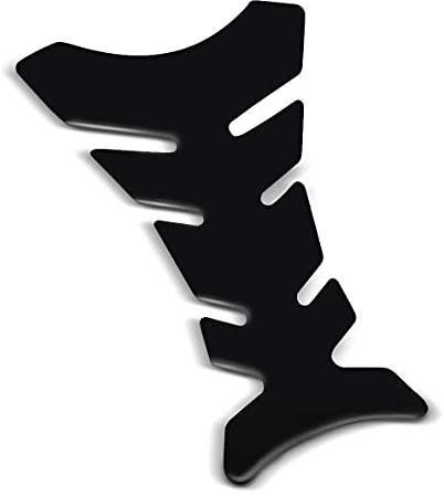 Tankpad Kompatibel für Yamaha YZF-R 125 schwarz