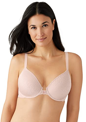 Wacoal Womens Back Appeal Front Close Racerback T-Shirt Bra, Rose Dust, 38DDD