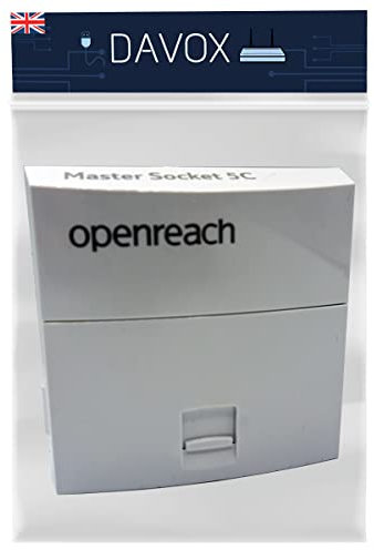 DAVOX Genuine BT Openreach NTE5c MK2 Main Master Telephone Socket with Tool less IDC Cable Connections