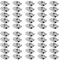 GETLITOOL Nutensteine M5, 50PCS T-Slot Nutmuttern T Nut Muttern Hammermutter Nut 8, Kohlenstoffstahl, Hammerkopf Befestigungsmutter für Aluprofil-Extrusionsschlitz-30-Serie