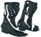 LOVO Stivali da moto da corsa (unisex) colore nero con dettagli bianchi, Nero Con Dettagli Bianco, 37 EU