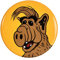 Elbenwald Button mit Null Problemo! Motiv für Alf Fans Ø 5,5 cm