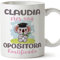 MUGFFINS Tazas Personalizadas para OPOSITORA - En Español - Koalificados Personalizados - 11 oz / 330 ml - Regalo Personalizable original y divertido