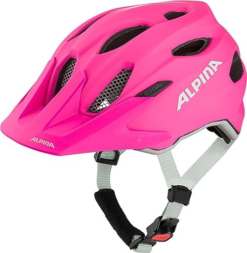 ALPINA Unisex Jugend Carapax JR. Fahrradhelm, Shocking-pink matt, 51-56 cm