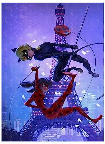 Für Erwachsene, 1000 Teile Holzpuzzle, Anime Miraculous Picture75*50cm