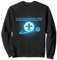 Darmstadt Fußball Lilien Fan 98 Hessen Stadion blau weiss Sweatshirt
