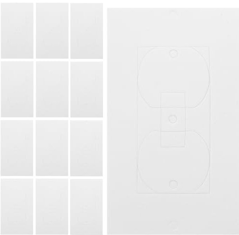 UPKOCH 50pièces Joints Isolants Pour Prises Murales Remplacement De Plaque Isolation Pour Prises Électriques Humidité Chaleur