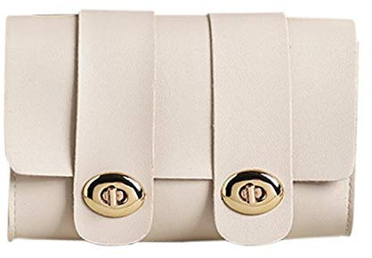 Mobile Damenfarbe Candy Small Telefon One Shoulder tragbare Taschentasche Leggings Mit Taschen Am Po (White, One Size)