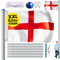 MONZANA® Asta para Bandera 6,5m Aluminio Cuerda para Izar Altura Regulable Telescopica Bandera Inglaterra UK