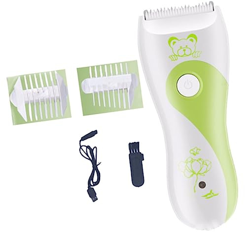 Abaodam Cortadora De Pelo Automática Para Bebés Kit De Cuidado Del Cabello Cortadora De Pelo Eléctrica Cortapelos Silencioso Afeitadora