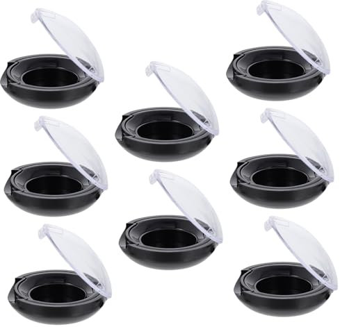 BIUDECO 24pcs Convenient Eyeshadow Foundation Box Small Makeup Sub Package Portable Blusher Box