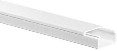 Moulure électrique 30x15mm, 2m, Blanc, Lot de 5