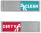 Bettinay Clean Dirty Dishwasher Magnet, Easy to Read and Place Dishwasher Sign for Kitchen Accessories